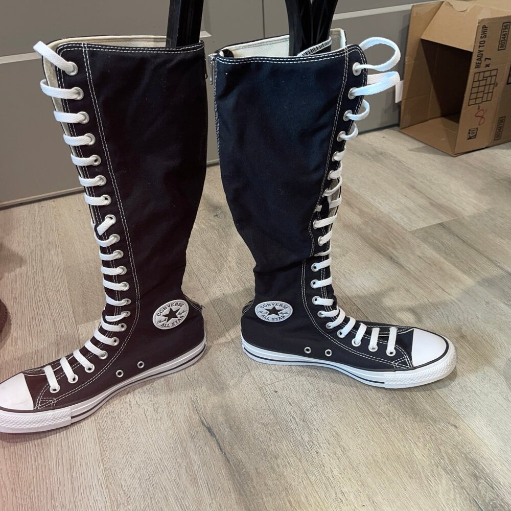 ⭐Converse Chuck Taylor XXHi Leather Straps 4 Men\'s Sneakers Boots Black A16600C⭐ A16600C.png.png main image 4
